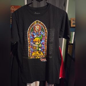 Legend Of Zelda Black Graphic T-Shirt - Unisex